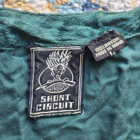Vintage  Short Circuit  velvet top - Picture 10 of 12